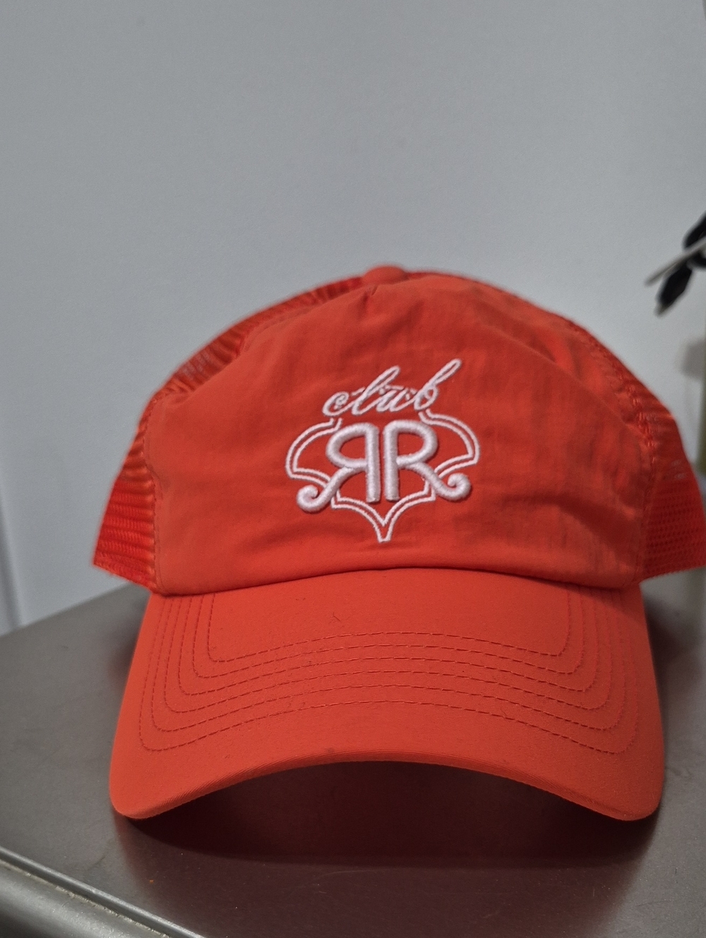 Roller Rabbit Bright Orange Mesh Back Trucker Hat
